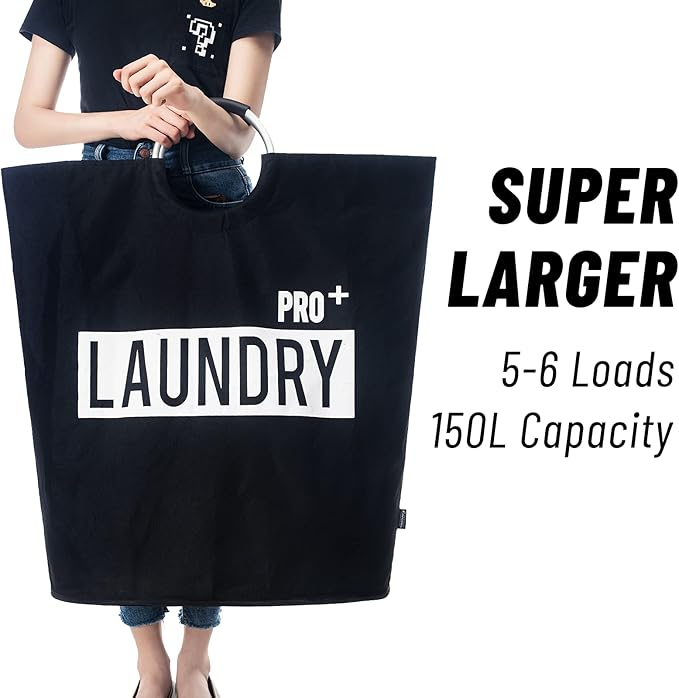 Caroeas Super Large 150L Laundry Basket Pro, Waterproof Laundry Hamper