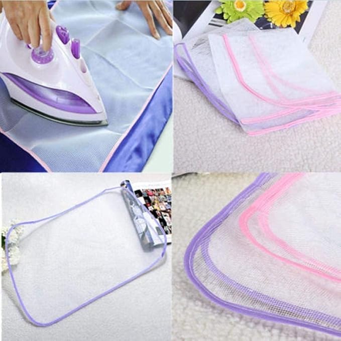 3Pcs Protective Ironing Scorch-Saving Mesh Pressing Pad Mesh Cloth Deft