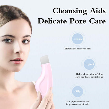 Blackhead Remover Tool, Silicone Face Scraper for Deep Cleansing, Skin Scrubber Face Spatula, Nose Blackhead Remover, Skin Care Tool for Men and Women (Green)