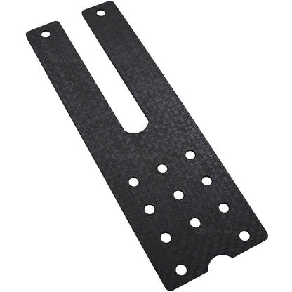 Curv Dual Molle Adapter - (Black) - (No Hardware) - (3.00in) - USA Made, Customizable Carry Angle, Dual Mounting Arms for Tactical Gear, for Military & Law Enforcement