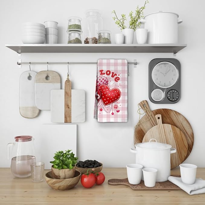Valentines Day Hand Towels