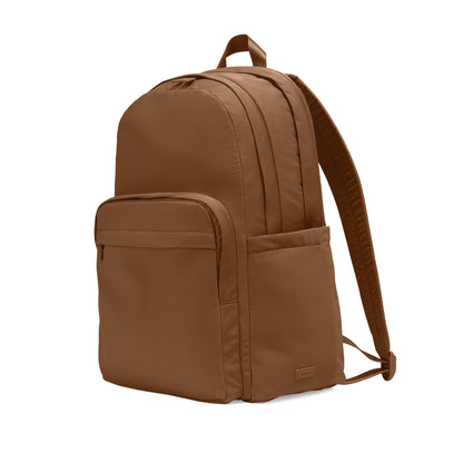 Away Featherlight Large Backpack for Travel & Work - Ergonomic Lightweight Bag with 16 Inch Laptop Sleeve, Passport Pocket & Trolley Sleeve, Amaro Brown
