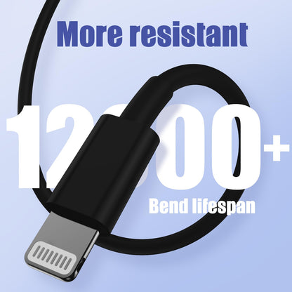 4Pack USB C to Lightning Cable 6FT, Fast Charging Cord for iPhone 14, Replacement for Apple Original Charger Cable for iPhone 14 13 12 11 Pro 11 XS MAX XR 8 7 6s Plus