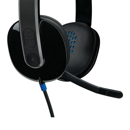 Logitech High-Performance USB Headset H540 for Windows and Mac, Skype Certified,Color-Black.