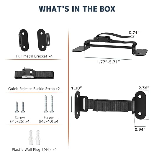 Anti Tip Furniture Anchors, Heavy Duty Furniture Wall Anchor, Earthquake Proof
