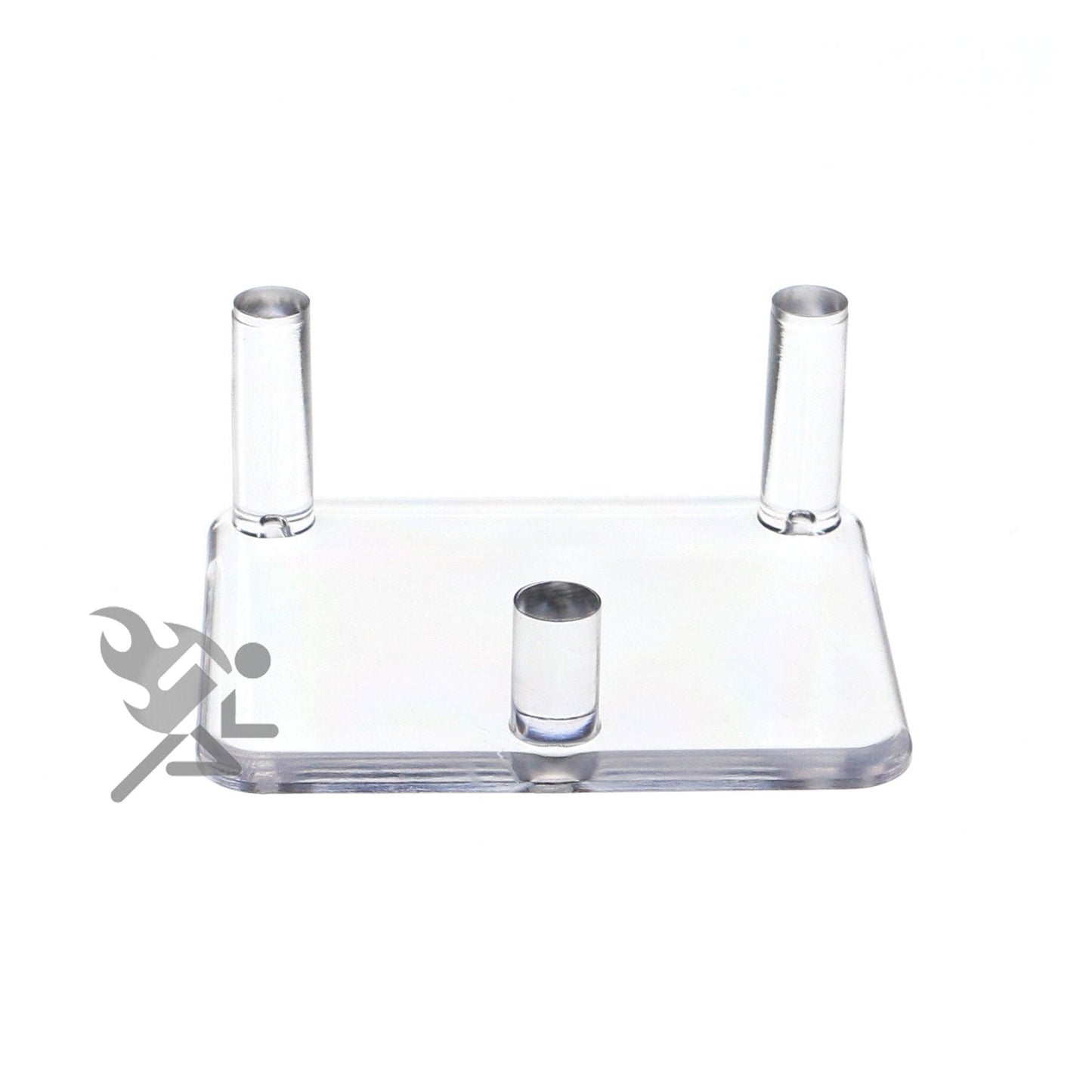 OnFireGuy 2.5" Medium Three-Peg Acrylic Display Stand for Fossils, Minerals, Rocks, and Geodes NG200 (Qty 1)