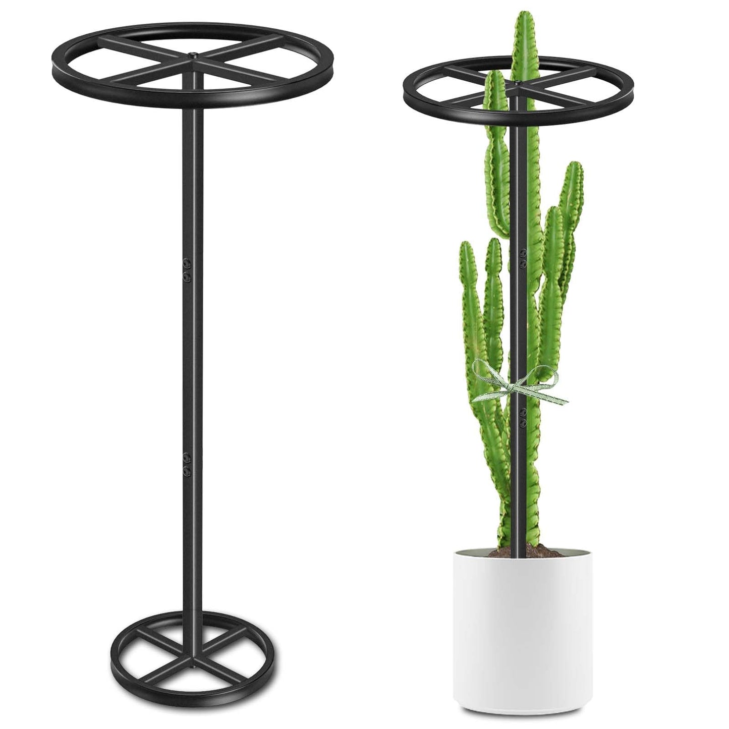 ODSNANIE Metal Dragon Fruit Trellis, Adjustable Durable Dragon Fruit Plant Trellis Vertical Indoor Support Frame for Climbing Plants Trees Cactus Garden Outdoor Potted Support,1 Pcs