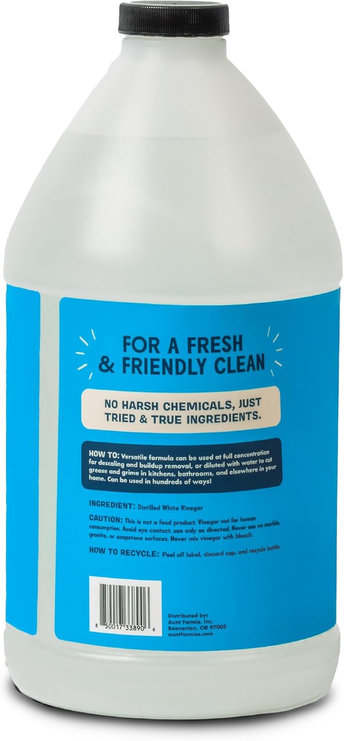 Aunt Fannie's Extra Strength Cleaning Vinegar, 64 Ounce, No Added Scents
