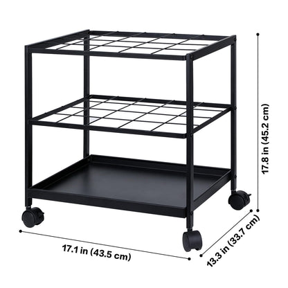 Erordna Blueprint Storage Rack Cart - 20 Slots Metal Blueprint Holder with Double-Layer Grids Ensures Secure, Non-Slip Storage, Organizing Posters, Architectural Plans, and Artwork Stably. (20 Slots)