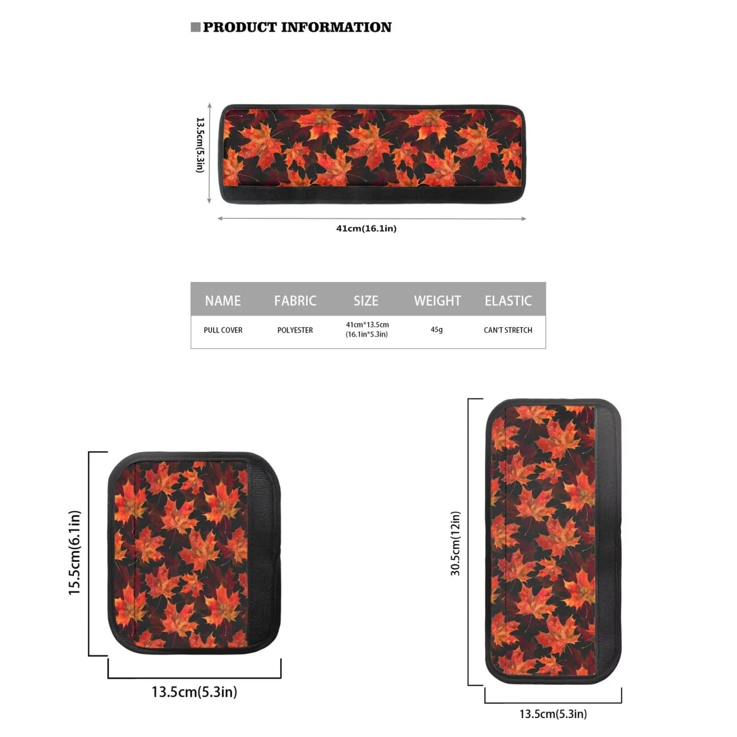 Yatixapu Fall Maple Leaf Fridge Handle Covers Set of 6 Washable Kitchen Appliances Gloves Anti-Static Refrigerator Handle Protector Keep Your Microwave Oven Dishwasher Clean from Food Stains