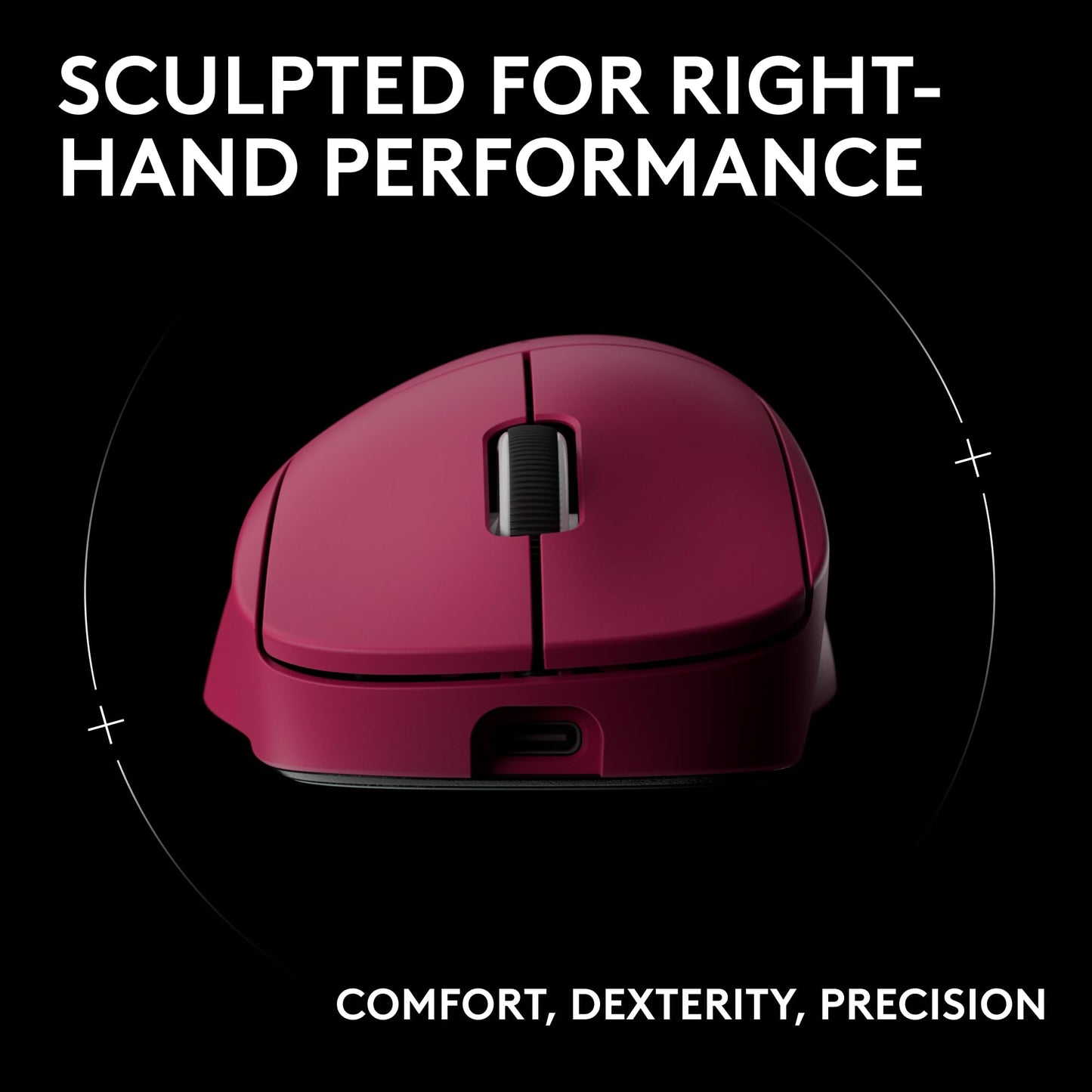 Logitech G PRO X SUPERLIGHT 2 Wireless Gaming Mouse, 60g Pro-Grade with 5 Programmable Buttons, 44k DPI Sensor, 8kHz Report Rate, USB-C Charging for PC/Mac - Black