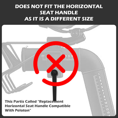 Exercise Bike Seat an Handle Height bar Adjustment Lever Replacement Parts for Peloton Spin Bike Adjuster Handle Adjustable Alloy L-Handle Accessories