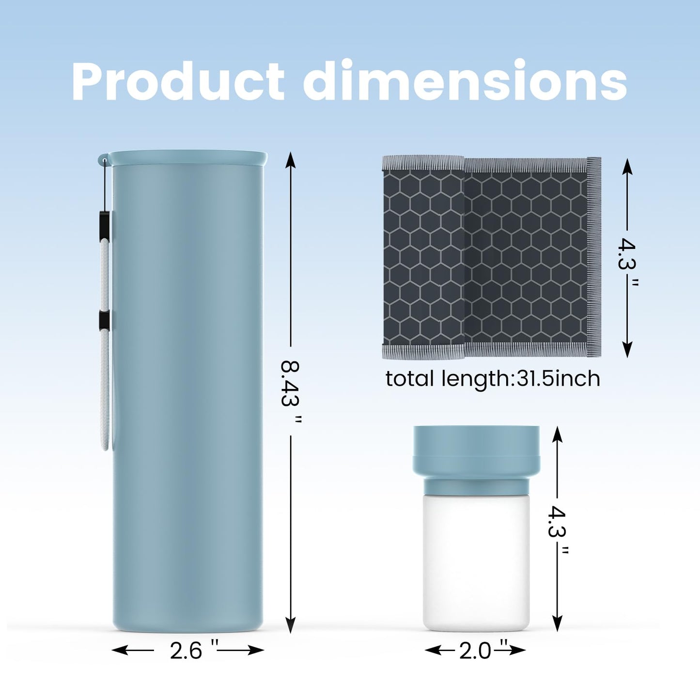 COOLING STATION 3-in-1 Portable Kit: Insulated Stainless Steel Bottle with Reusable Ice Bag & Cooling Towel. Long-Lasting Cold Relief for Daily Commute, Gym, Sports & Outdoor Travel. (Gray-green)
