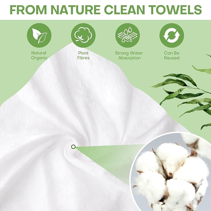 1000Pcs Compressed Towel Mini Tablets Disposable Face Towelette