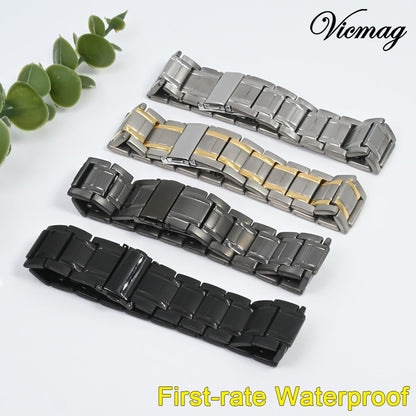 Vicmag 3X Magnetic Bracelet for Men Pure Titanium Bracelet 3500 Gauss Ultra Strength Magnets Adjustable Wristband with Adjustment Tool & Gift Box (Pure Titanium Black)