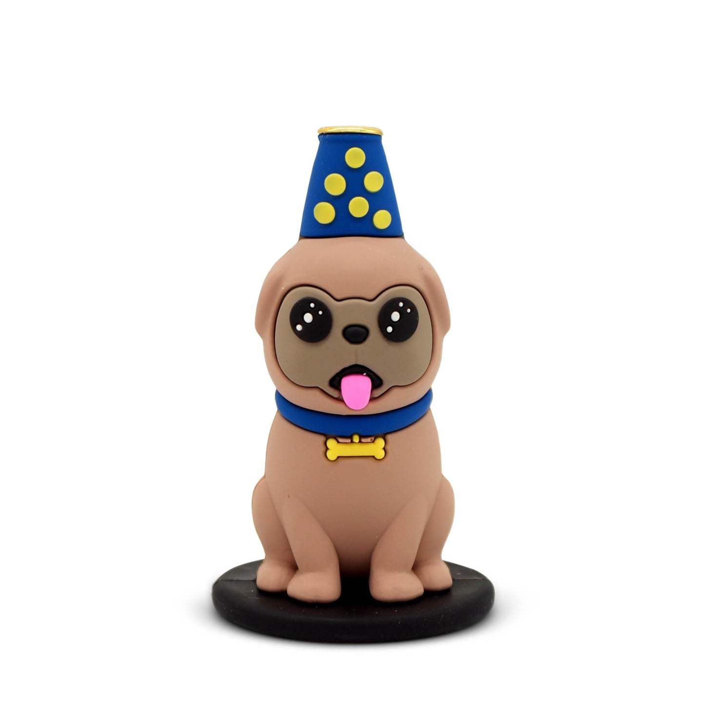 GOOFBALLS Funny Birthday Candle Holder – Humorous Party Decoration & Gag Gift – Quirky Cake Topper for Adults & Friends - Dog
