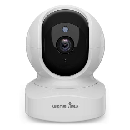 wansview Security Indoor Pet Camera, 2K Dog Camera with APP, WiFi CCTV Camera House Security for Baby Monitor, Real-time Alert 2-Way Audio Night Vision Pan/Tilt, TF Card Storage, Works with Alexa Q5