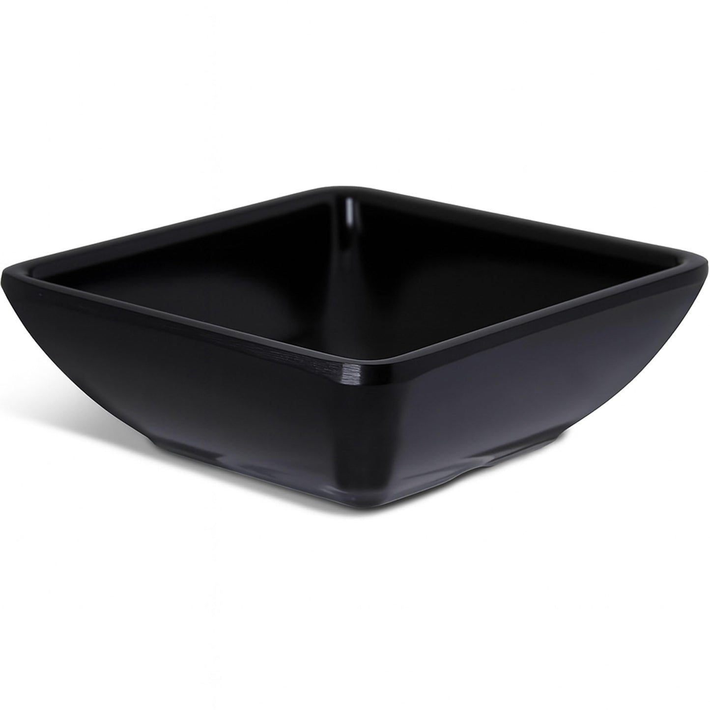 Carlisle FoodService Products 086003 Melamine Single Square Ramekin, 2 oz Capacity, 1-1/2" Length x 1-3/16" Width x 1" Height, Black (Case of 48)