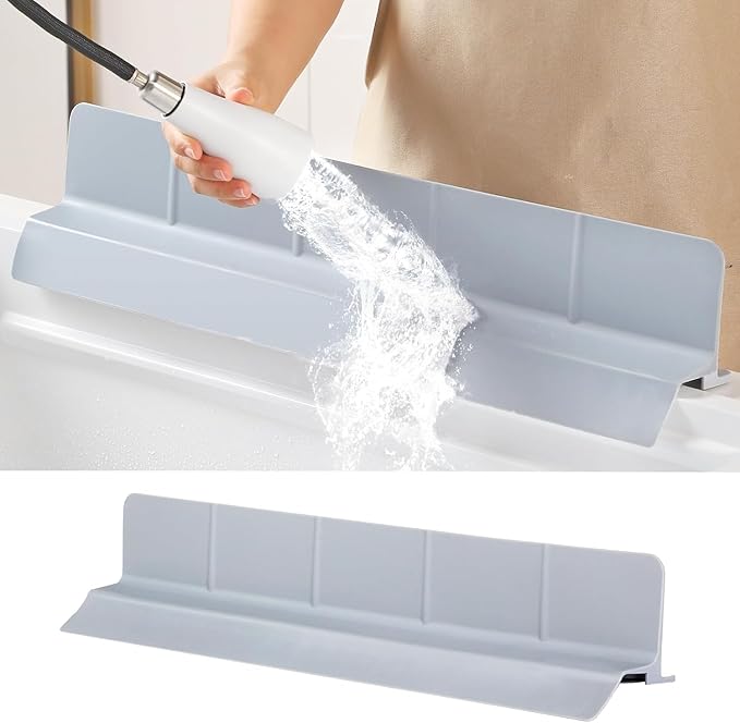 23" Ultra Silicone Sink Splash Guard Released in 2025/Dec, Self-Draining Water