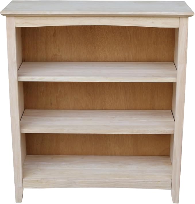 International Concepts Shaker Kids Bookcase, 36-Inch High, Solid Parawood