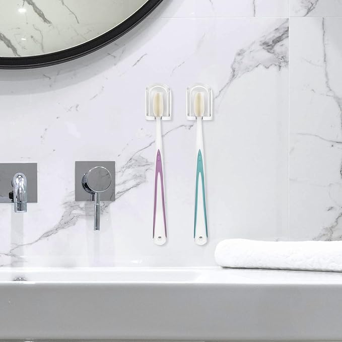 4Pack Toothbrush Holder Wall Mounted