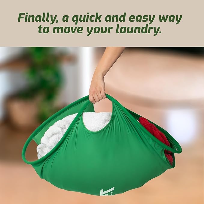 Laundry Turtle Large 26" Collapsible Laundry Basket | Revolutionary Foldable