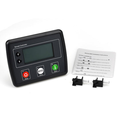 VehiclePro DSE4520 Auto Mains Failure Control Module Self‑Starting LCD Controller,AMF Control Module Automatic Transfer Switch with LCD Display for Electronic Engine Generator Set Applications