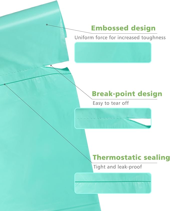 Biodegradable 8 Gallon Trash Bags, AYOTEE Garbage Bags 8 gallon, Compostable
