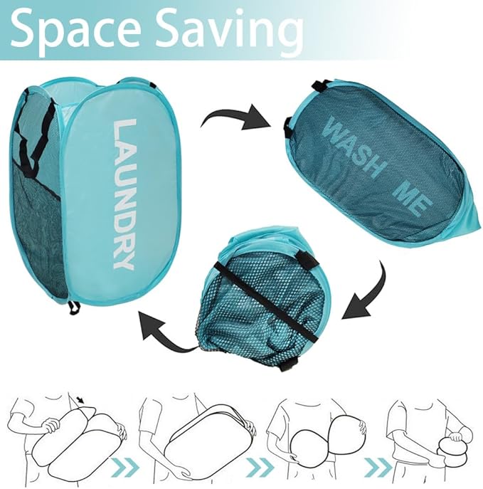 Mesh Pop Up Laundry Hamper