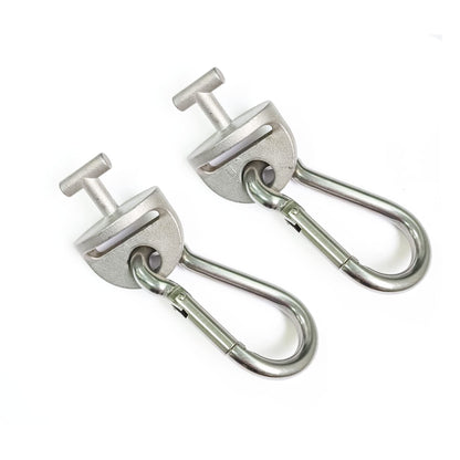 JILINWEI 1Pair Tonal T Lock Adapter with Snap Hooks, Stainless Steel Accessories for Tonal Gym Machine