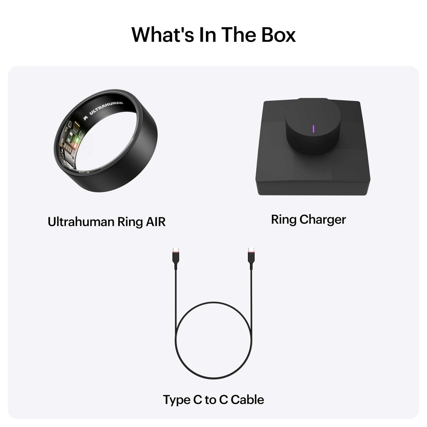 ULTRAHUMAN Ring AIR – Sleep and Fitness Tracker, Smart Ring for Men and Women, No app fee for Standard Features, Up to 6 Days Battery Life