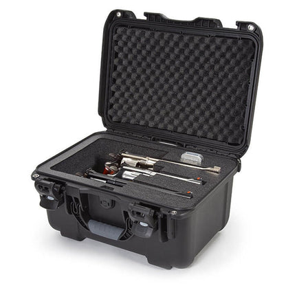 NANUK 918 Hard Case with 3 UP Custom Foam Insert, IP67 Waterproof & Crushproof, Rugged Construction for Ultimate Protection, Made in Canada – Black (16.9” x 12.9” x 9.3”)