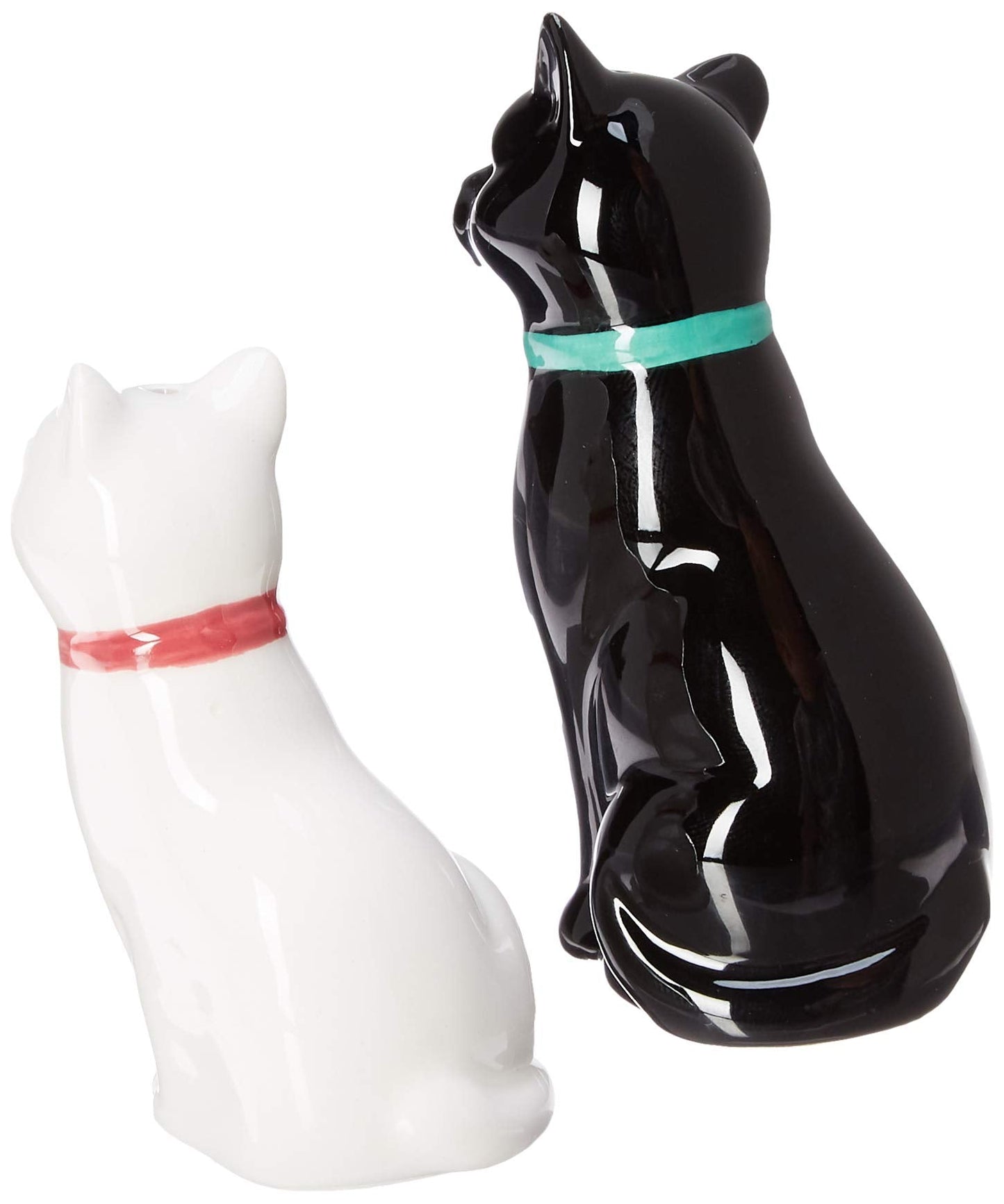 Abbott Collection Cuddling Cat Salt & Pepper-3.75" H, 3.75 inches high