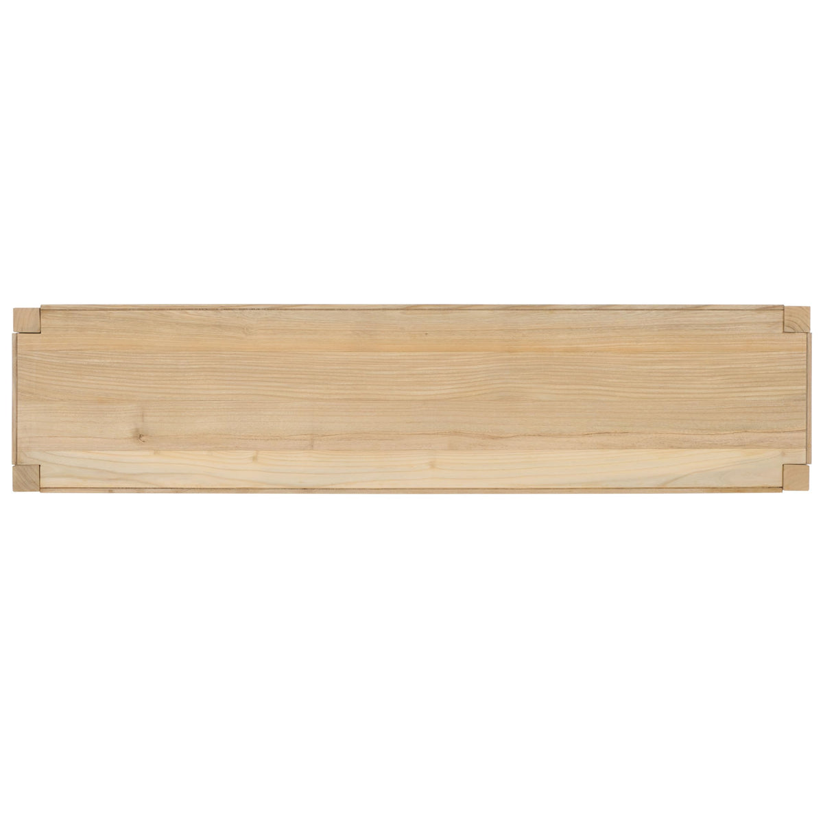 SAFAVIEH Home Collection Sigurd Cognac Leather/Unfinished Natural Solid Wood Bar Height Dining Console Table