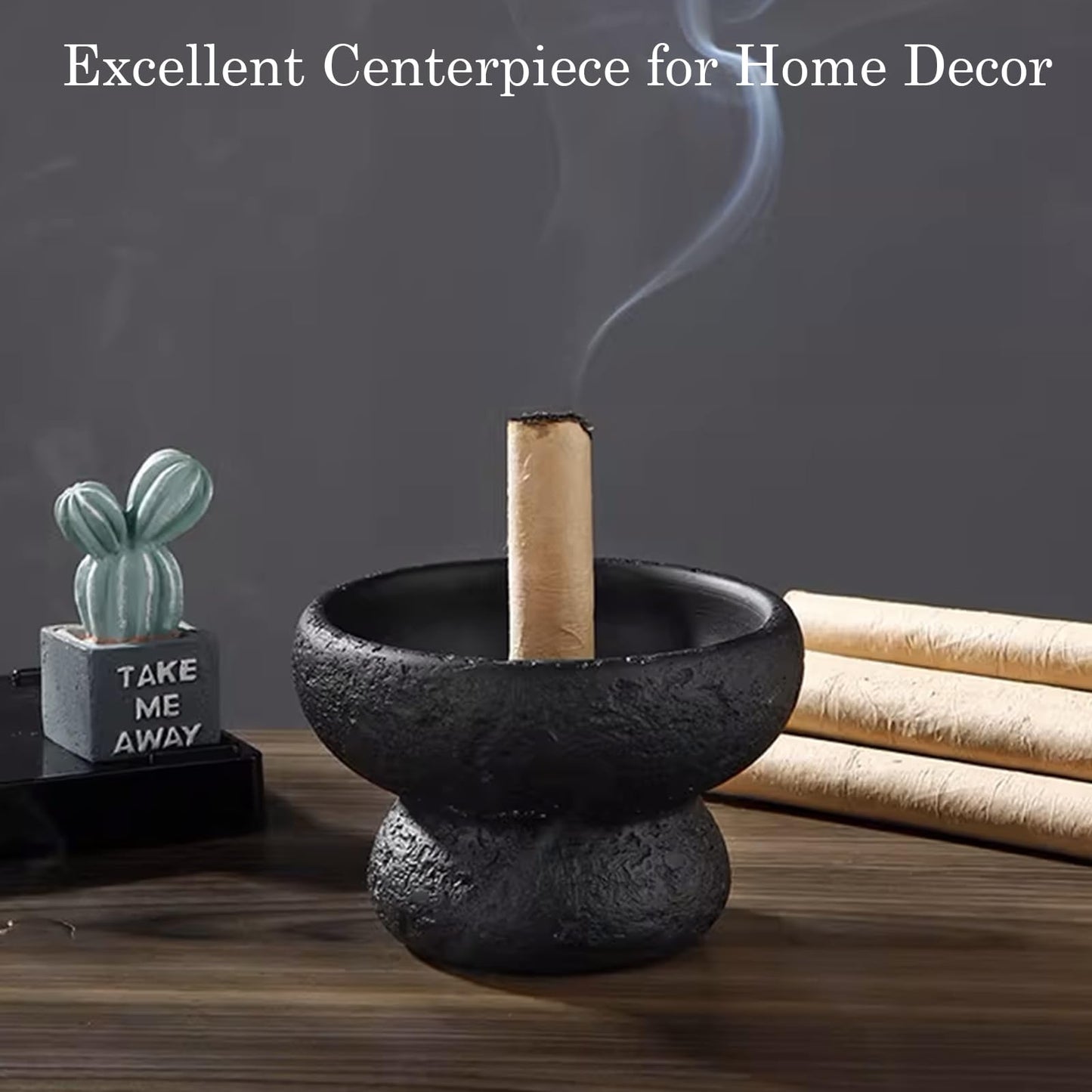 Mini Cement Candle Holder with Volcano Stone Design - Elegant Tealight Holder for Romantic Atmosphere, Perfect for Table Centerpieces & Home Décor (Pink)