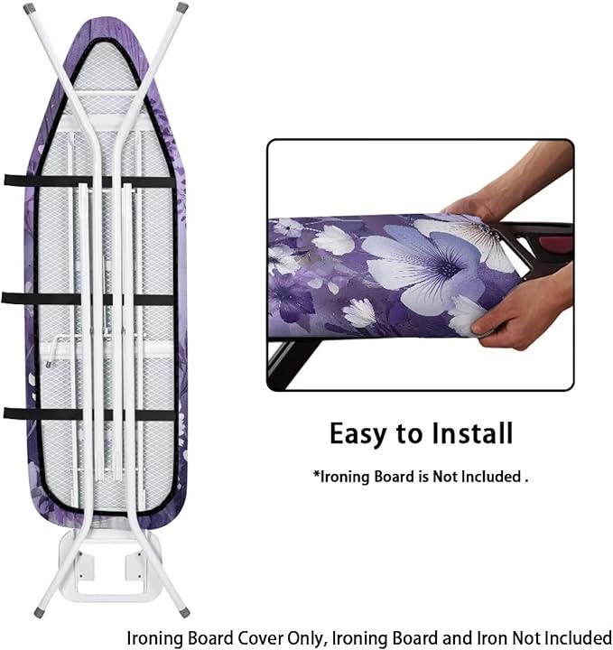 Flower Print Ironing Board Cover Protector Decorative Covers