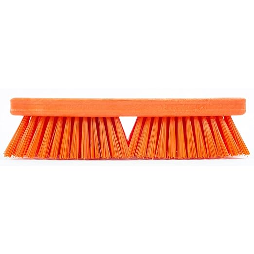 SPARTA Plastic Floor Scrub Brush, Brush Head Only, Deck Brush