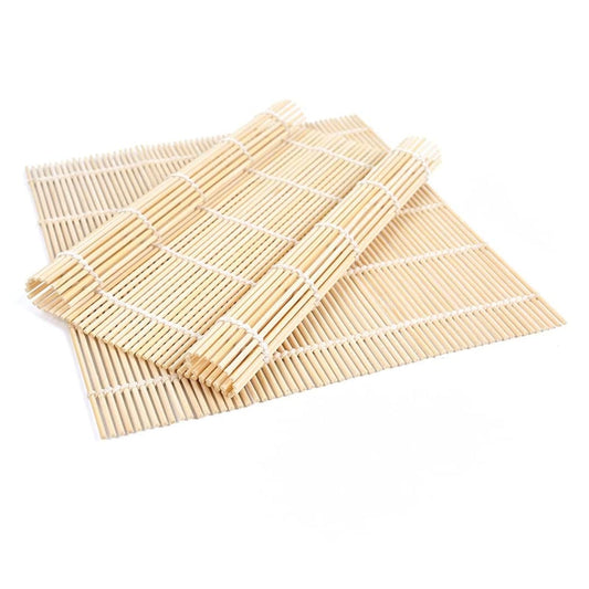 2 Pack Bamboo Sushi Rolling Mat, Sushi roll maker,Sushi making kit, Bamboo Sushi Rolling Mat,Sushi maker(9.5" x 9.6")
