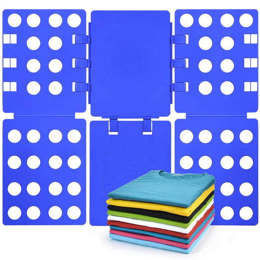 Geniusidea V1 Shirt Folding Board t Shirts Clothes Folder Durable Plastic Laundry folders Folding Boards for Adults and Kids Fast and Fun