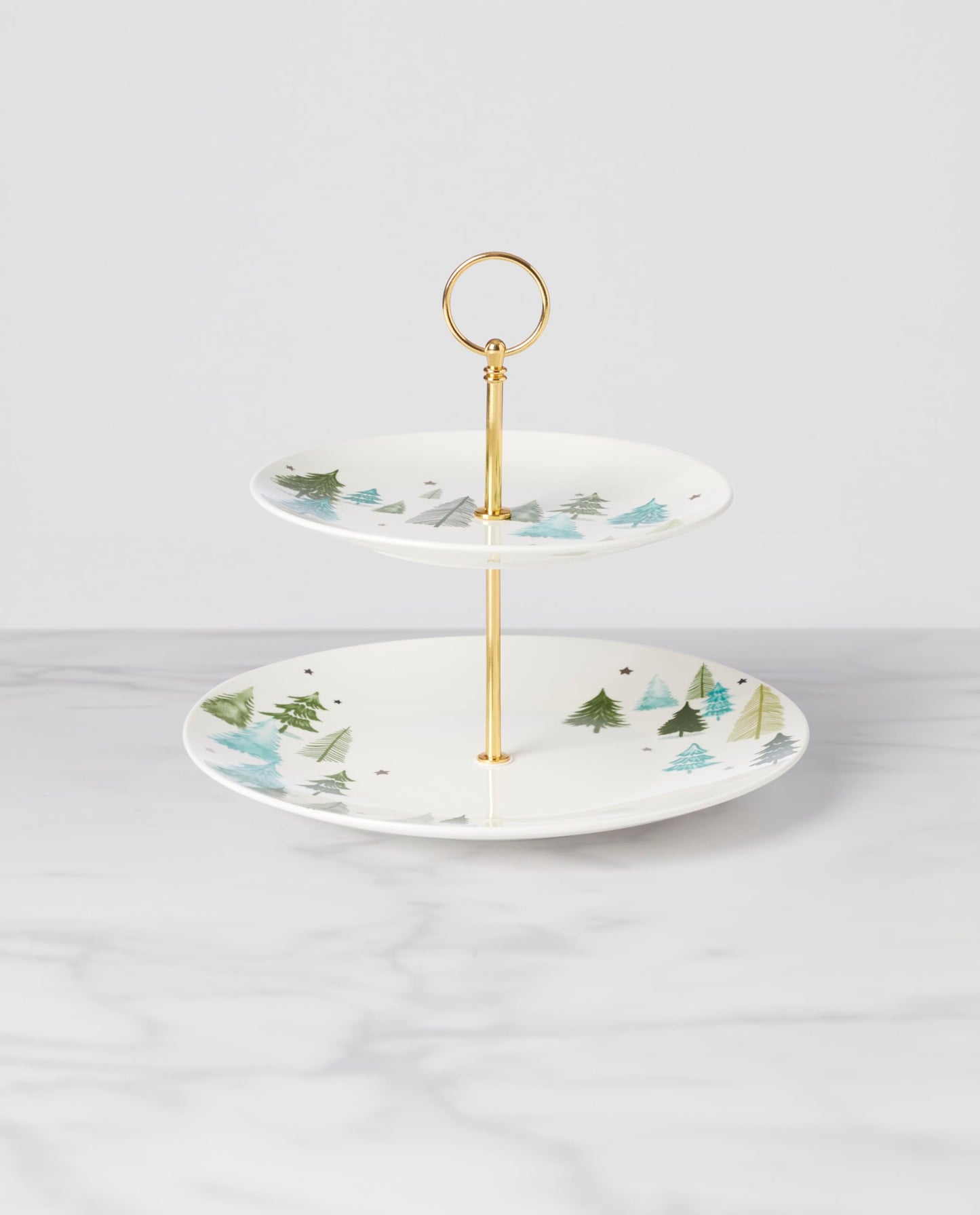 Lenox 894160 Balsam Lane 2-Tiered Server, Christmas & Holiday Hosting
