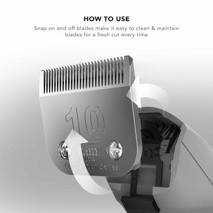 Wahl Standard Blade, 5in1 Cutting Lengths, 0.7mm - 3mm, Replacement Blades, Spare Clipper Blade, Clipper Spares, Stainless Steel, Chrome Plated, Rust Resistant, Precise Cutting