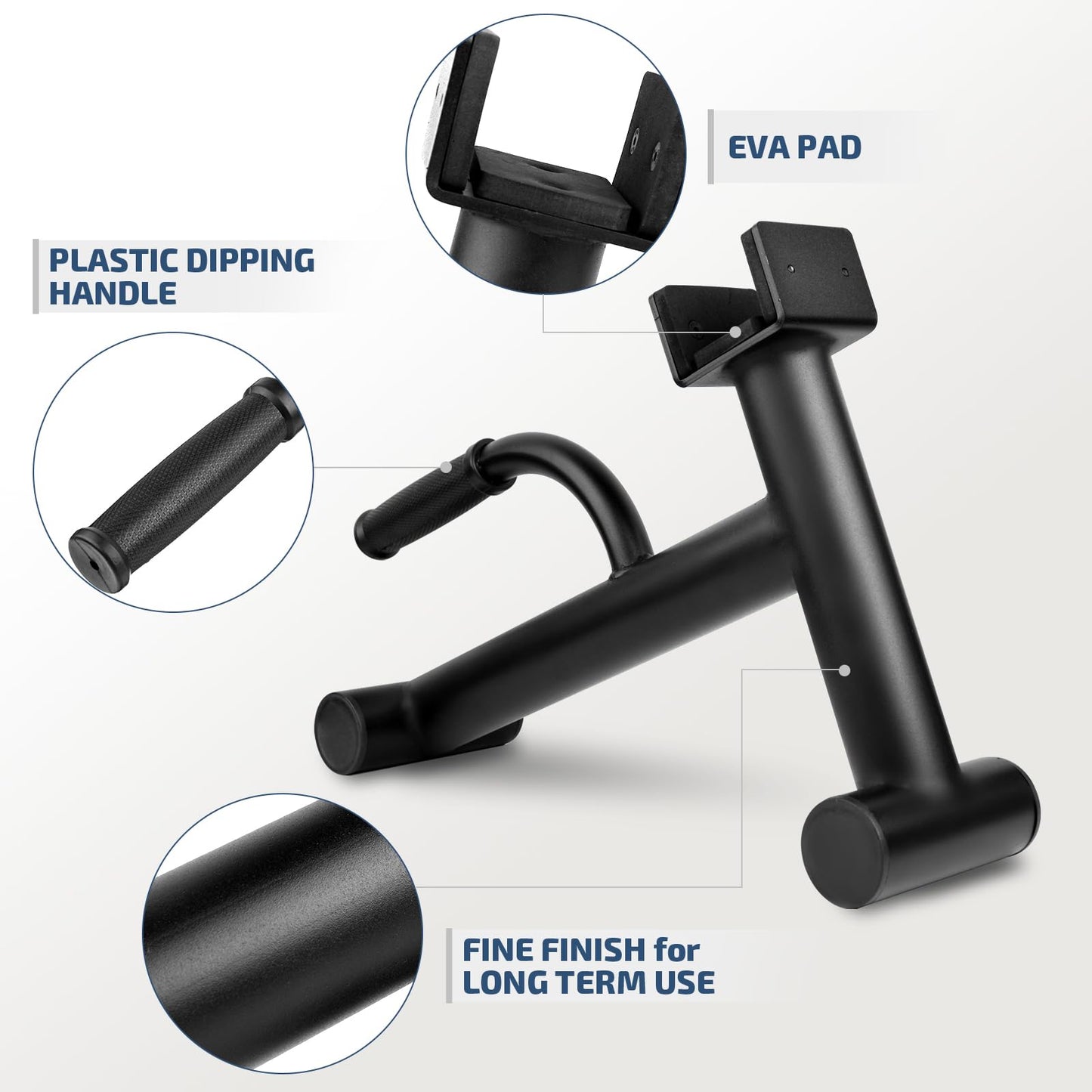Deadlift Jack Barbell Stand,Barbell Stand for Weight Training Home Gym Easily Unload and Load 600lbs Barbell Plates for Deadlift Exercise (2 PCS)