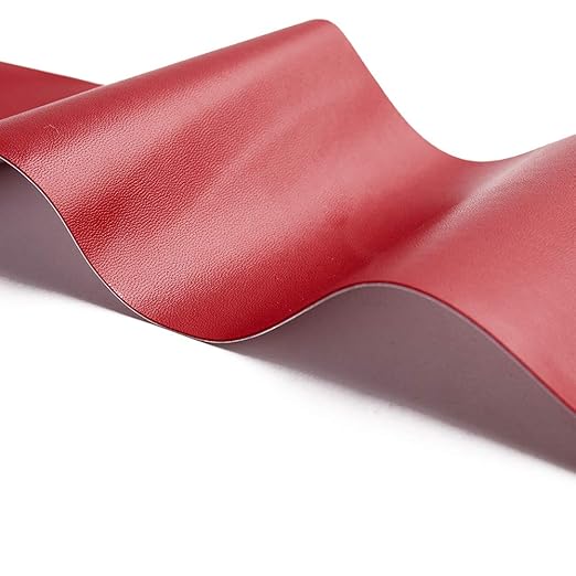 Leather Repair Patch Tape Burgundy Dull-Red 3 x 60 inch Self Adhesive Leather