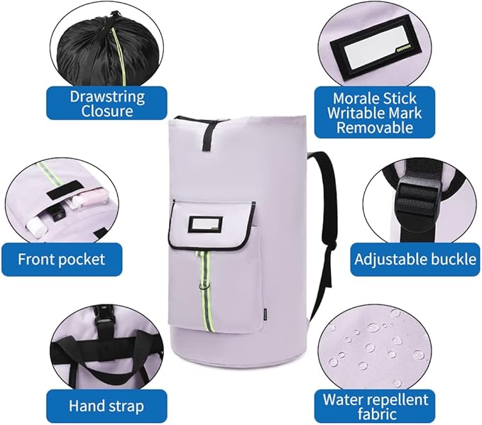 laundry bag backpack, extra-large heavy duty laundry bags, laundry backpack