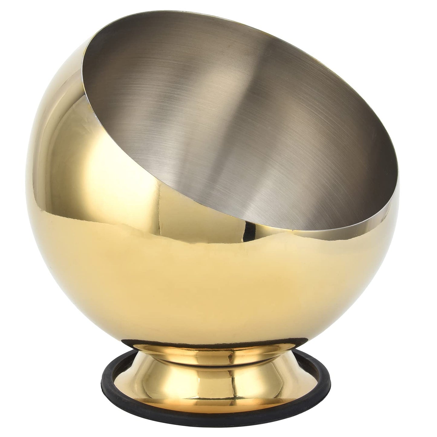 Tomotato Stainless Steel Sugar Bowl, Oblique Mouth Sugar Bowl Sugar Cube Holder, Candy Jar Cookies Mints Holder Bowl, Hot Pot Restaurant Seasoning Jar Condiment Pot for Home Kitchen Coffee Bar (M)