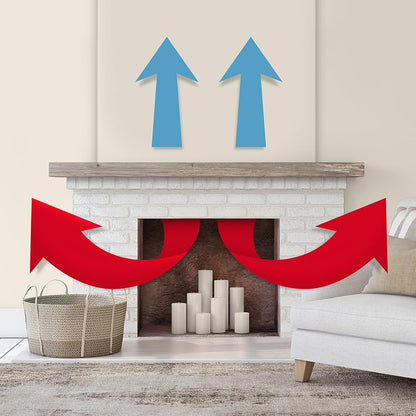 14 x 24 inch Medium Chimney Balloon Chimney Draught Excluder + FREE mouth inflation tube - NEW IMPROVED DESIGN, Made in the UK