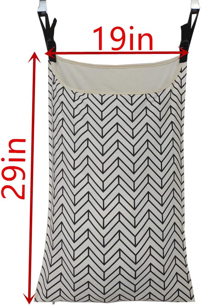 Adjustable Space Saving Door Hanging Laundry Hamper Bag Dorm Laundry Bag