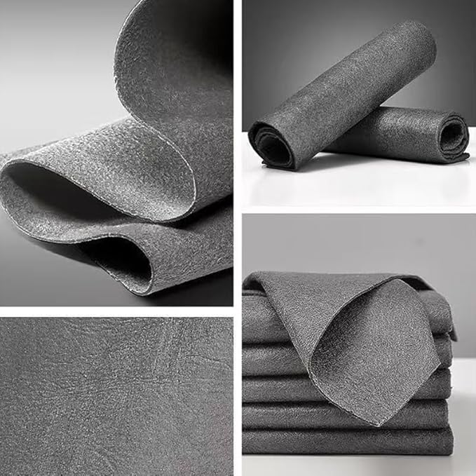 Magic Cleaning Cloth 5 Pcs Lint Free Cloth Microfiber Cleaning Rag，Reusable