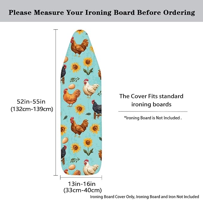 Table Top Ironing Board Cover, Non-Slip Ironing Board Protective Sleeve