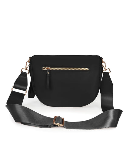 Spacious Nylon Crossbody Bag Bum Bag Handbags Wallets Purses Trendy Shoulder Bag for Women
